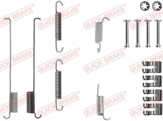 QUICK BRAKE 105-0739 Accessory Kit| brake shoes for FIAT,FORD,FORD ASIA and OCEANI