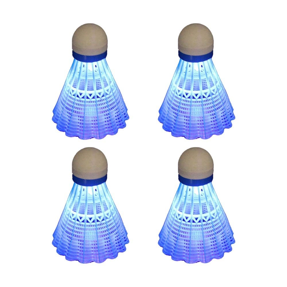 4Pcs Badminton Balls LED Foamed Plastic Sport Badminton Light-9105
