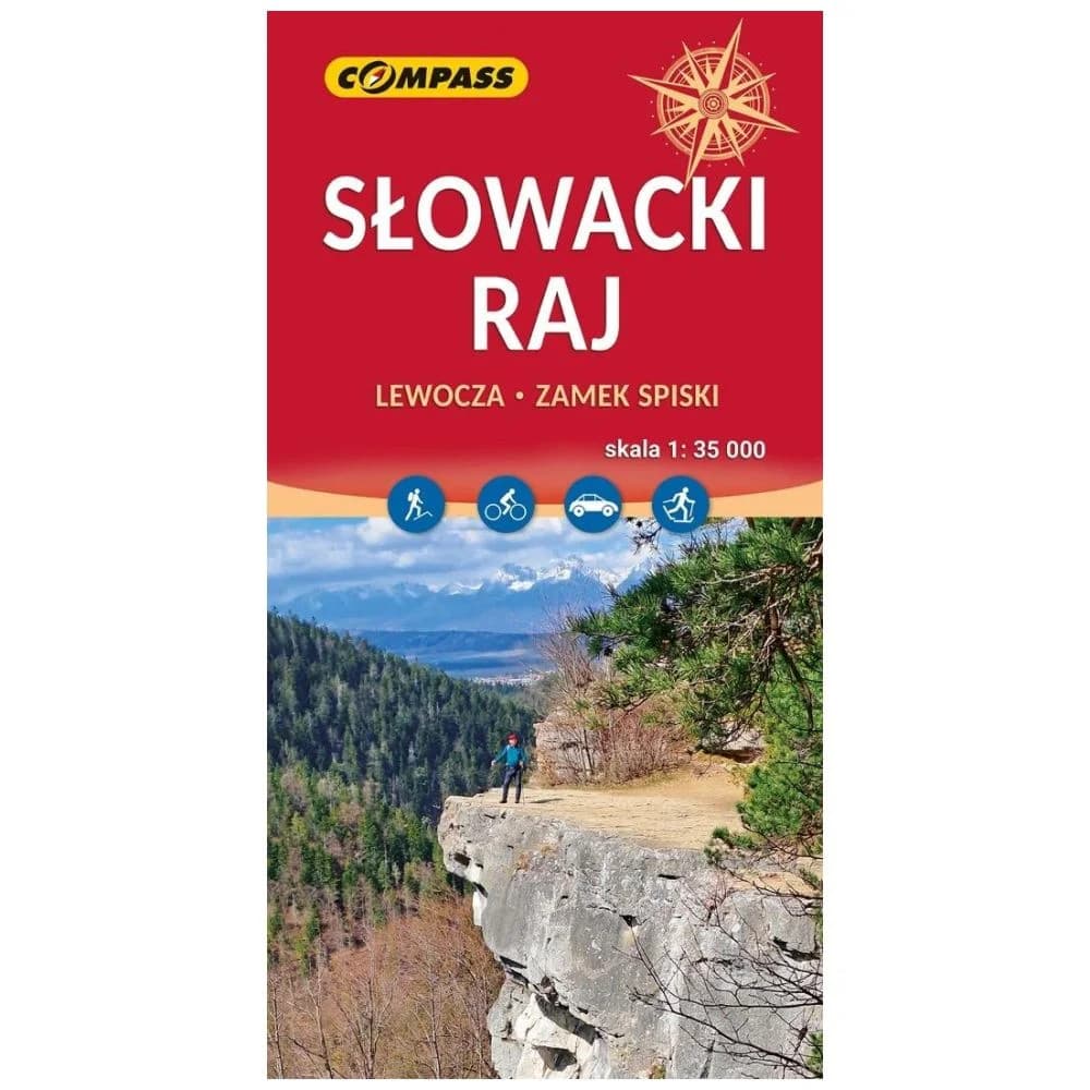 Mapa Turystyczna - Słowacki Raj 1:35 000 Mapy Turystyczne Polska Książka Polish