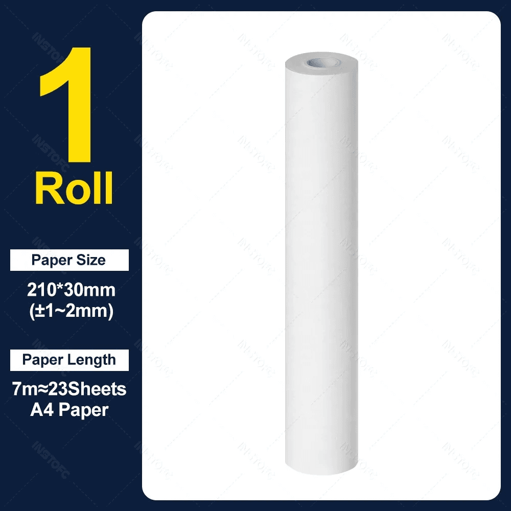 A4 Thermal Paper Thermal Printing Paper 210*30mm for A4 Wireless Bluetooth A40 P