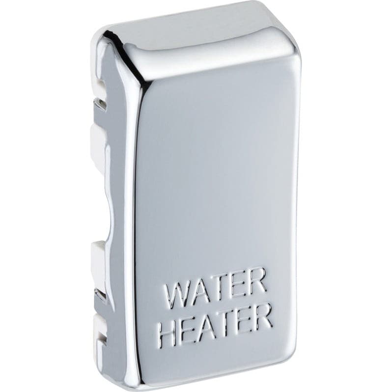 BG RRWHPC Nexus Grid Polished Chrome 'WATER HEATER' Rocker