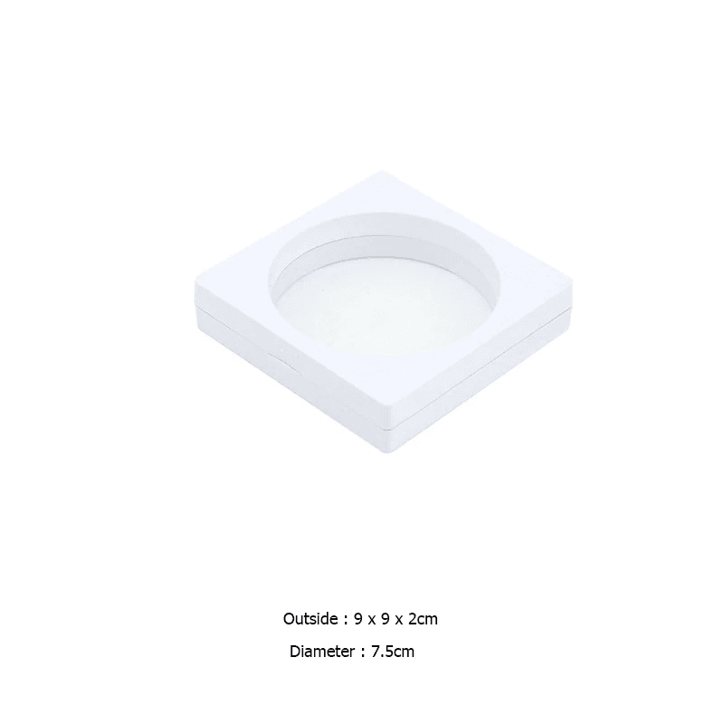 PE Film Transparent Visible Jewelry Storage Box Ring Earring Box Bracelet Neckla