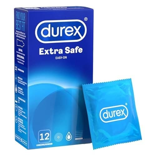 Durex Extra Safe Condoms – Ultimate Comfort and Protection Pack Of 12 SEALED UK