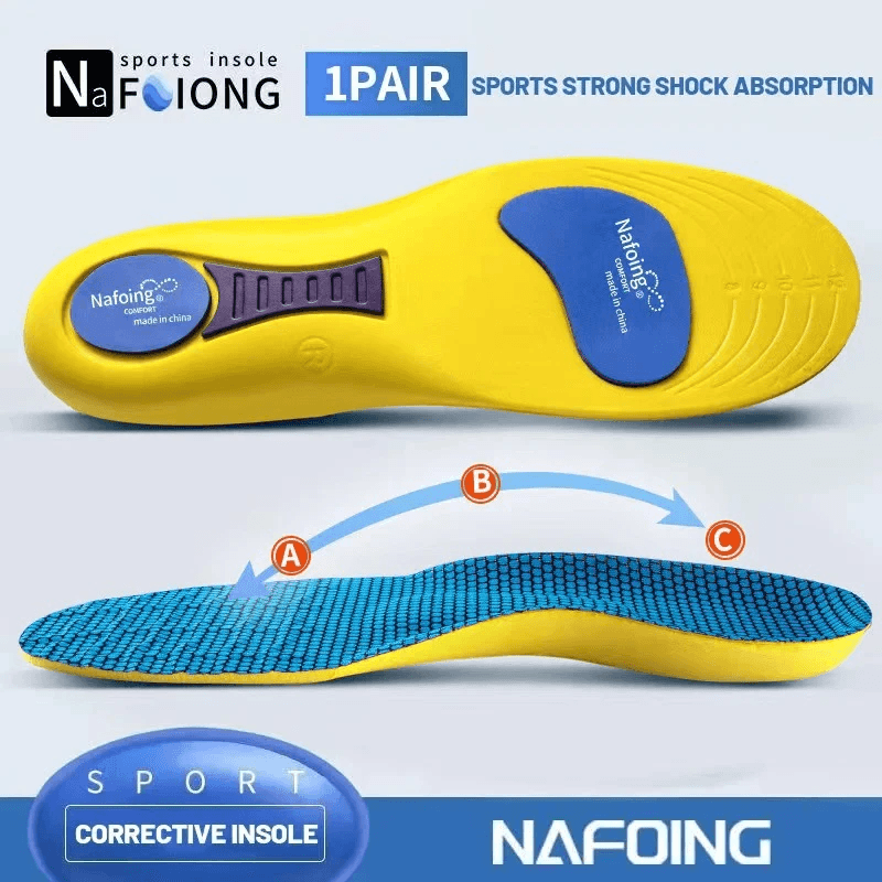 Sport Insoles for Shoes Sole Orthopedic Insoles Shock Absorption Deodorant Breat