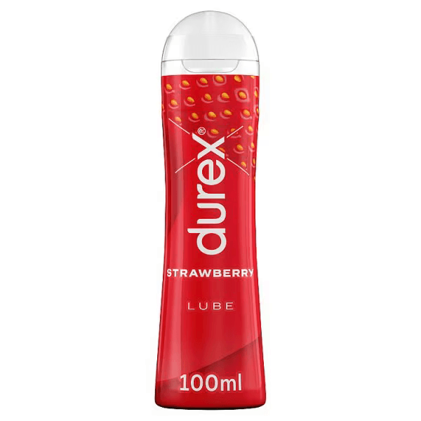 Durex Water Based Lube Strawberry Flavoured Edible gel 100 ml (Pack of 1)