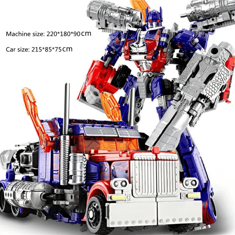 Transforming Robot Car Toy Action Figure Alloy Plastic Birthday Gift