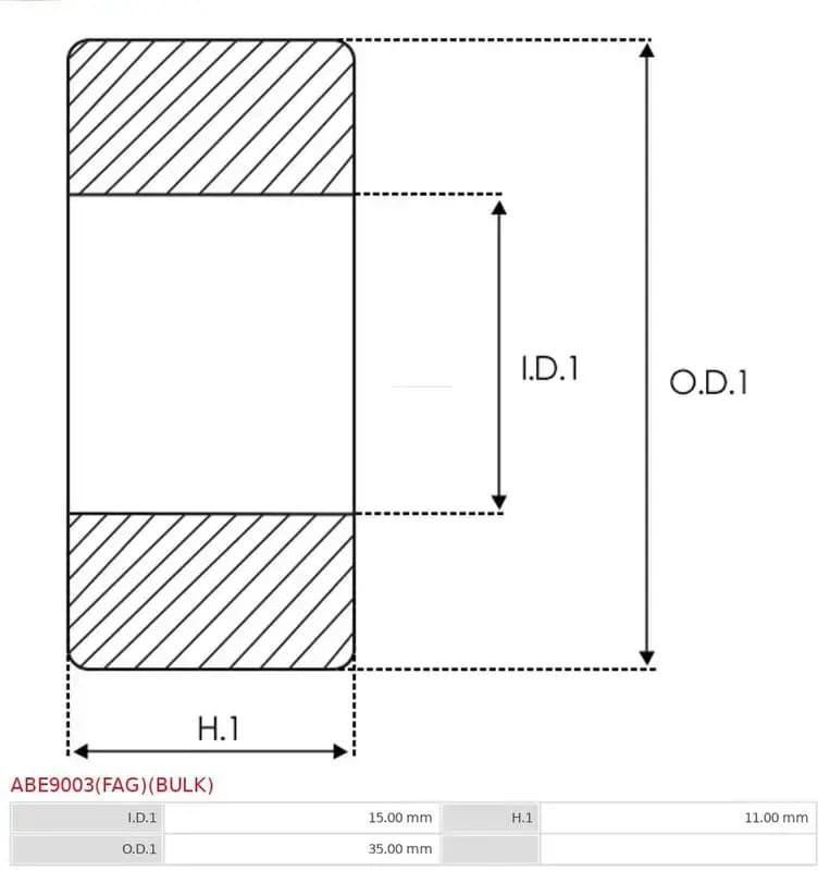 Bearing ABE9003(FAG)(BULK) AS-PL