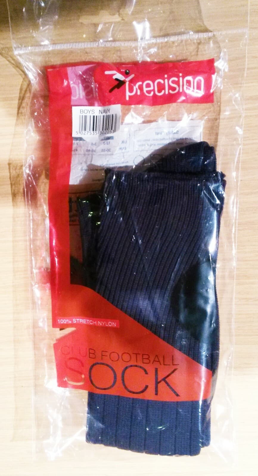 (soc533) Boyss Precision training Navy Blue Football socks 12 - 2 BNIP