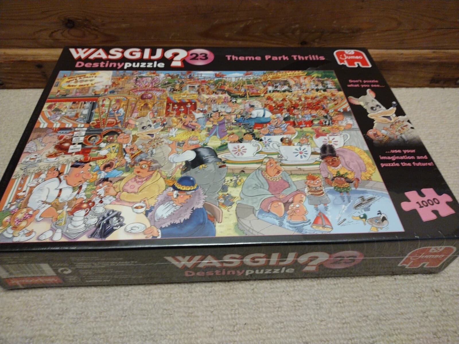 Jumbo Wasgij Destiny 23 Theme Park Thrills 1000 Piece Jigsaw Puzzle NEW SEALED