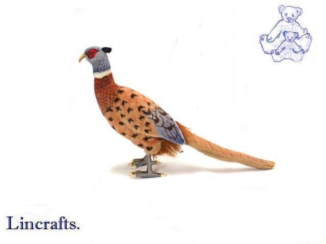 Hansa Pheasant 3846 Plush Soft Toy Bird Sold by Lincrafts UK Est.1993