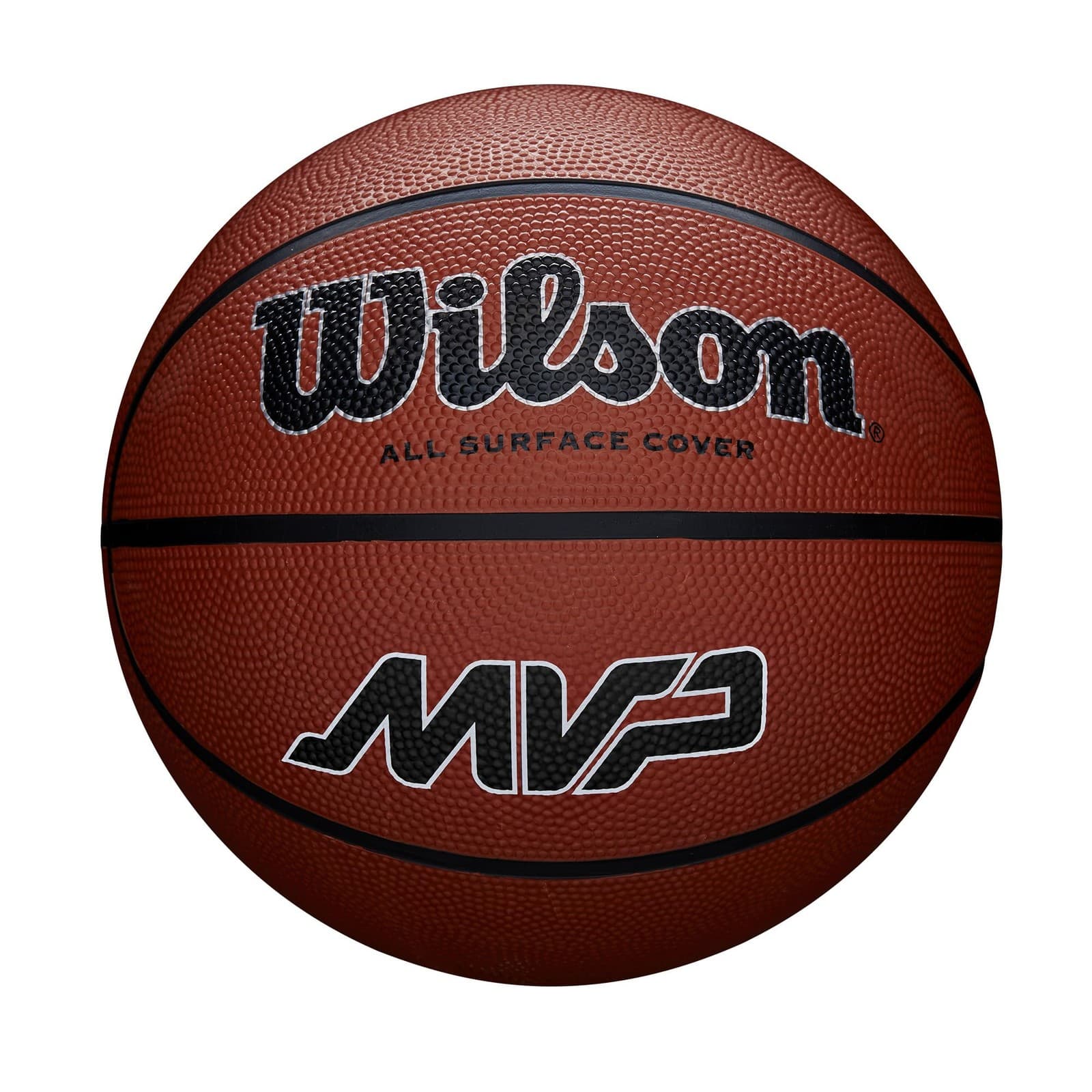 Wilson MVP Basketball| Made From Durable Rubber For All-Surface 7| Brown
