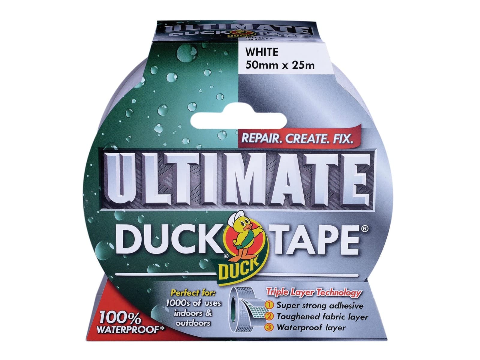 Duck Tape SHU232160 Ultimate 50mm x 25m White