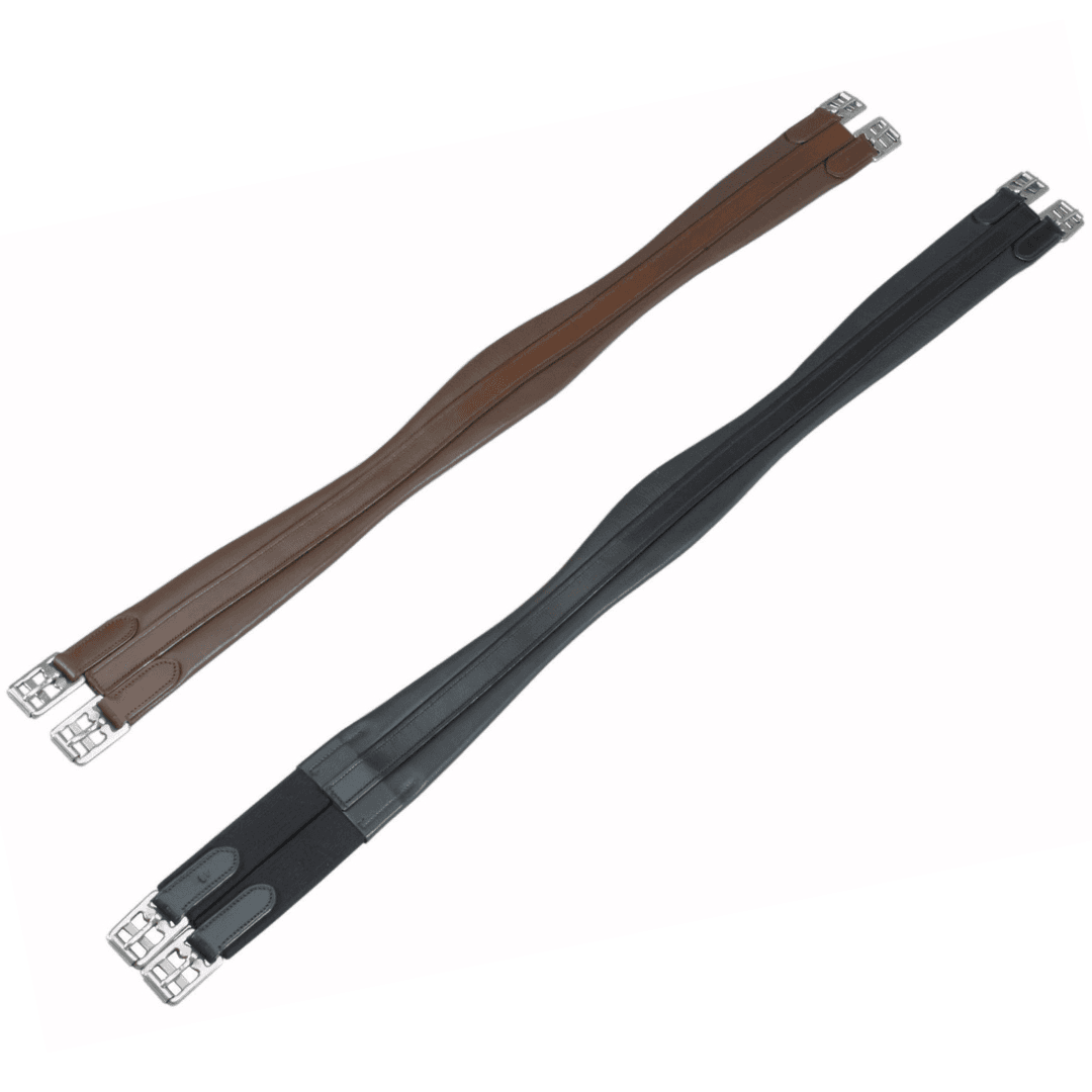 Jeffries Vagabond Long Girth with Elastic End 56(1.42M) Havana