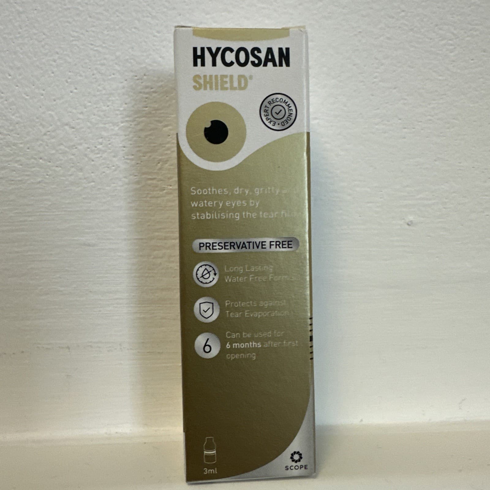 Hycosan Shield eye drops - Preservative free - NEW - 3ml FREE POST 2028