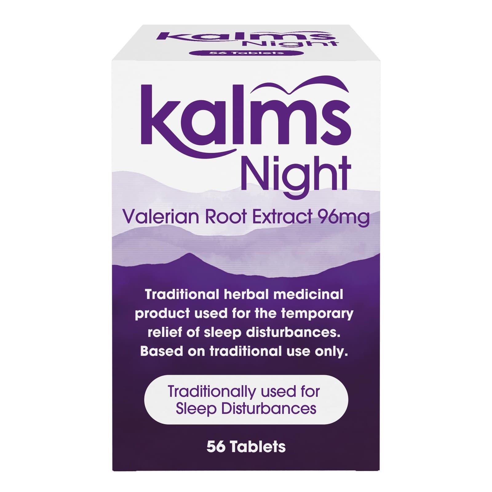 Kalms Night 56 Tablets - Traditional Herbal Medicinal Product Used for The Te...