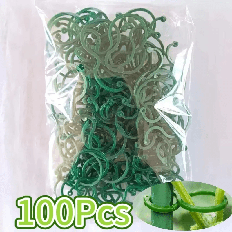 50-1000Pcs Plant Fixed Clips Reusable Garden Greenhouse Bracket Garden Plants Vi