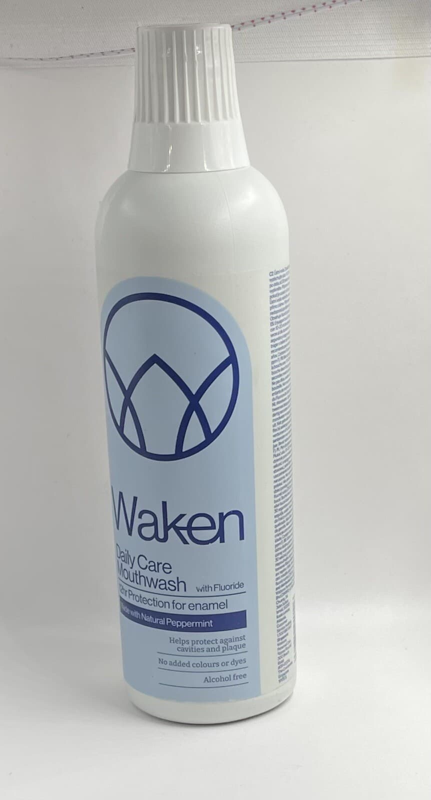 WAKEN Mouthwash Daily Care with Fluoride 12Hr Protection 500ml Alcohol Free EF
