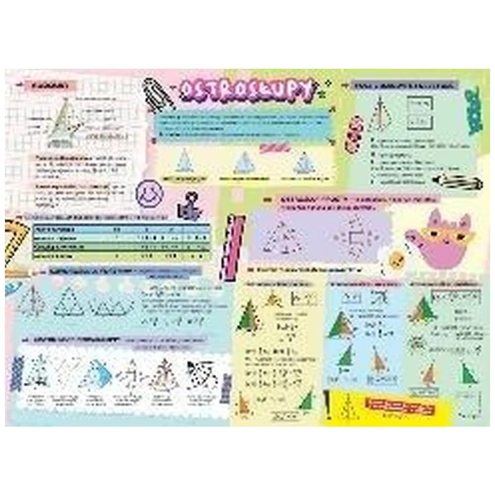 Desk Mat - Prisms And Pyramids Top Quality