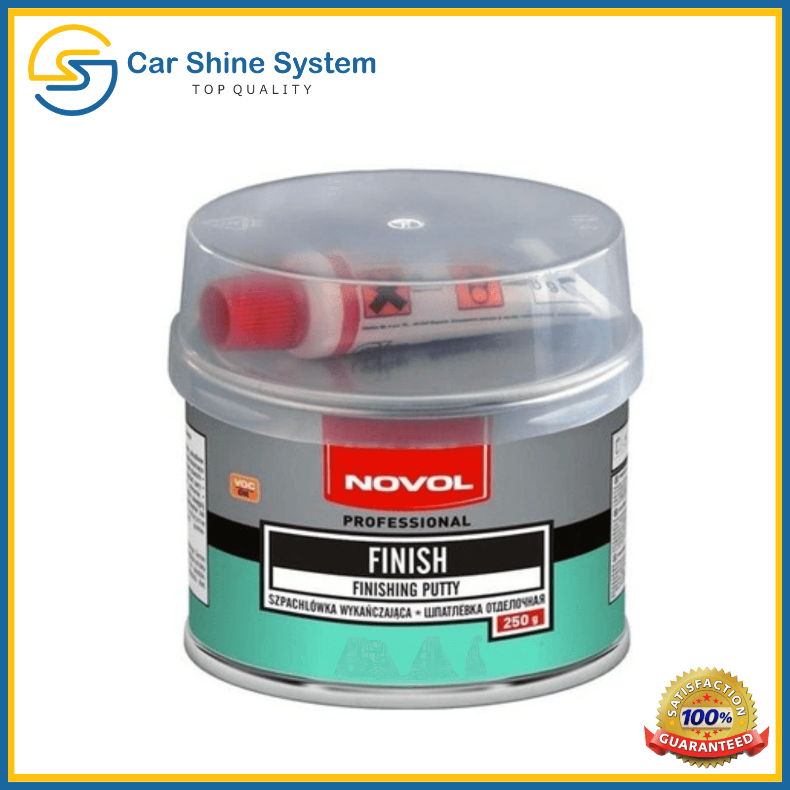 FINISH Body Filler CAR NOVOL Finishing PUTTY Easy sand Fine Finish PROFESSIONAL