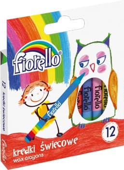 841674011149 Kredki świecowe FIORELLO 12 kol. KW TRADE