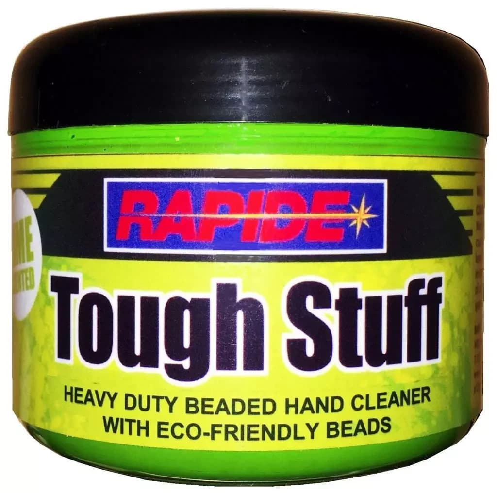 TOUGH STUFF HAND CLEANER HEAVY DUTY LIME BEADED CLEANSER SOAP REMOVES OIL 450ML