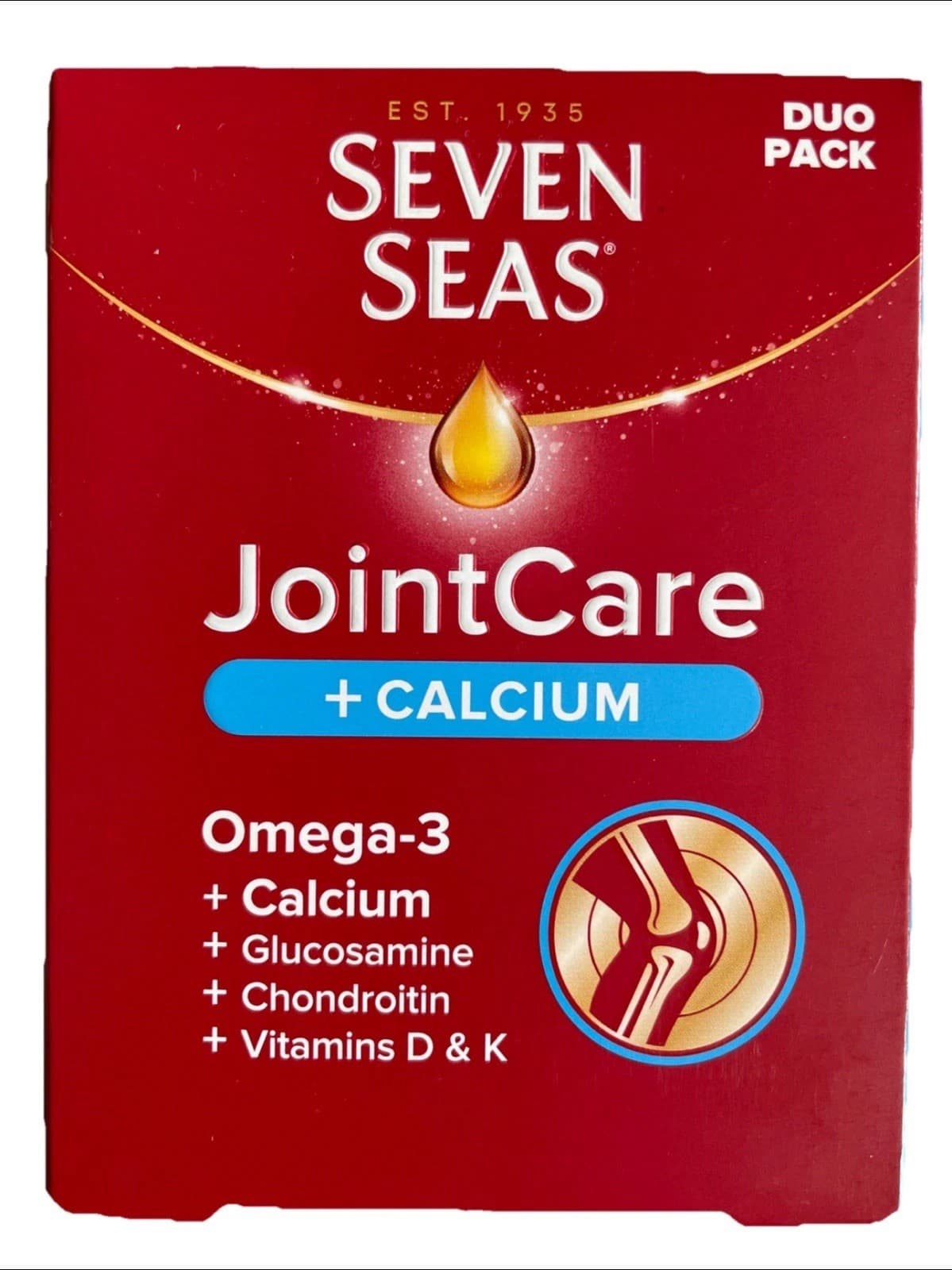 Seven Seas - JointCare + Calcium - DUO PACK - 60 Tablets - EXPIRY 02/2026.