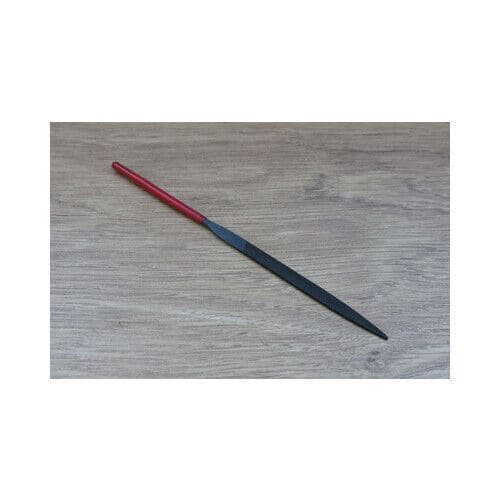 Flat Needle File with Red Handle Expotools 72521