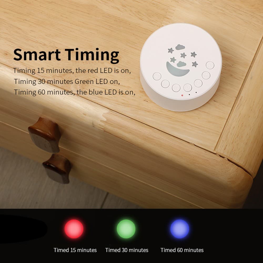 Baby Sleep Machine Portable 18 Soothing Sounds For Sleeping