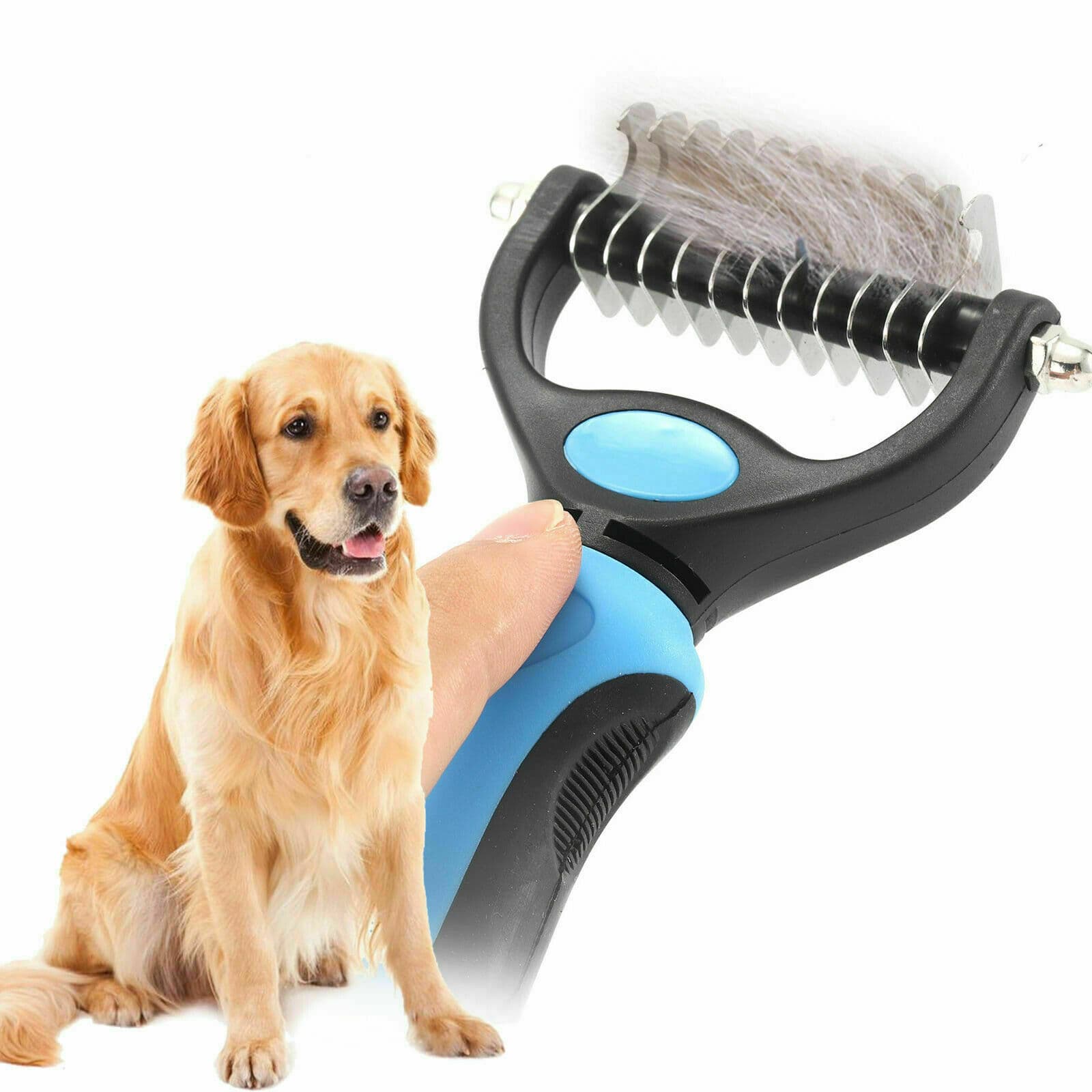 Pet Fur Knot Cutter Grooming Brush Comb.