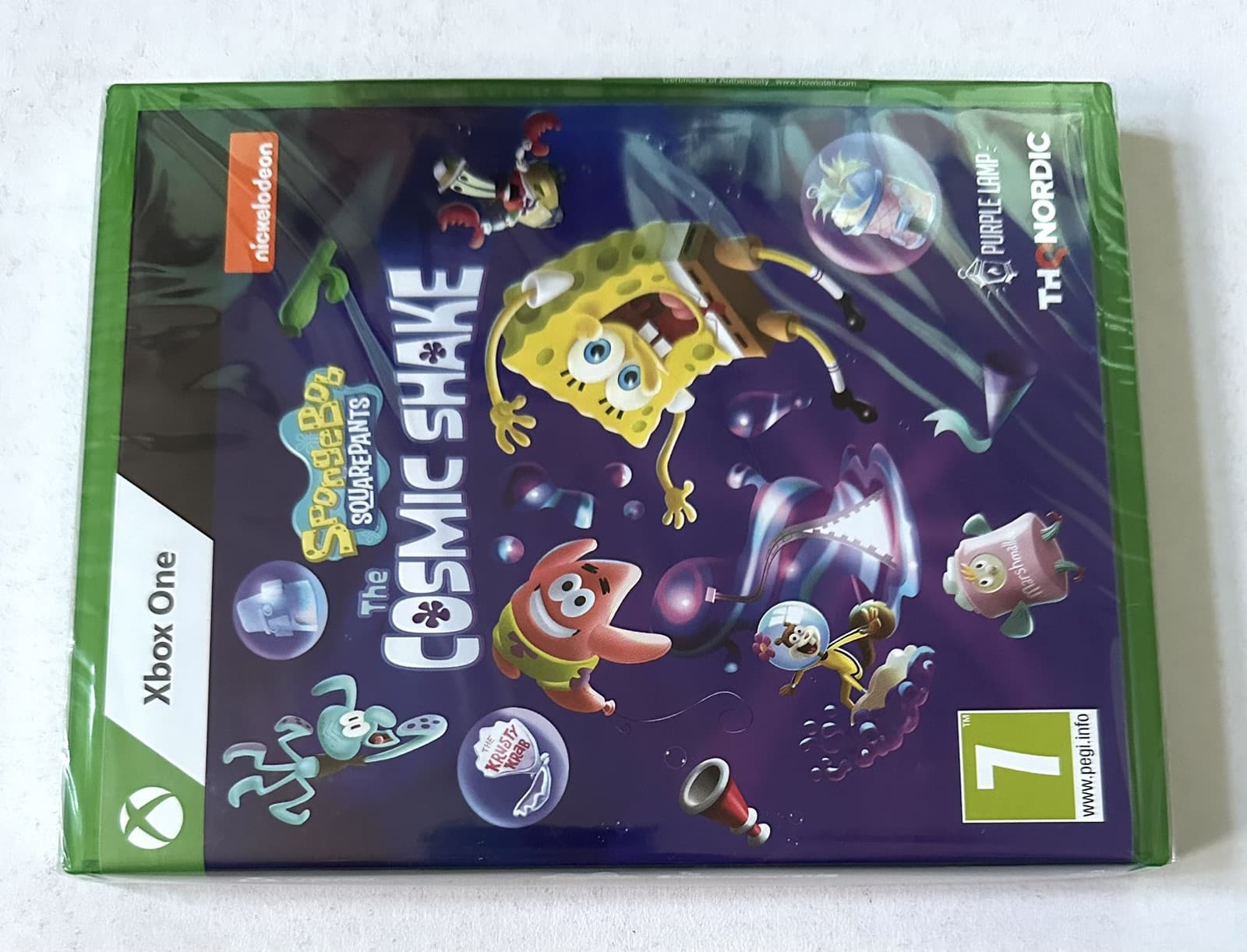 SpongeBob SquarePants Cosmic Shake Microsoft Xbox One Brand New Sealed PAL