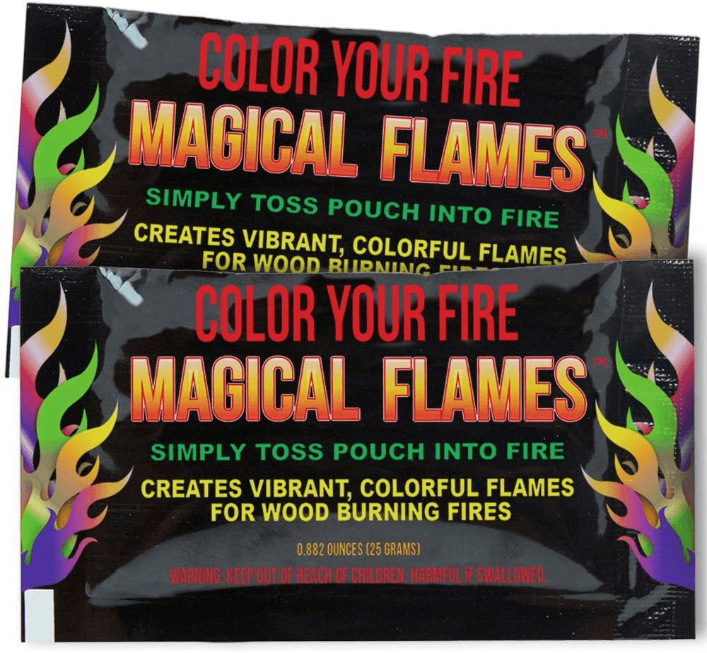 Color Magical Flames Create Colorful and Vibrant flames for Fire Pit - (25 Pack)