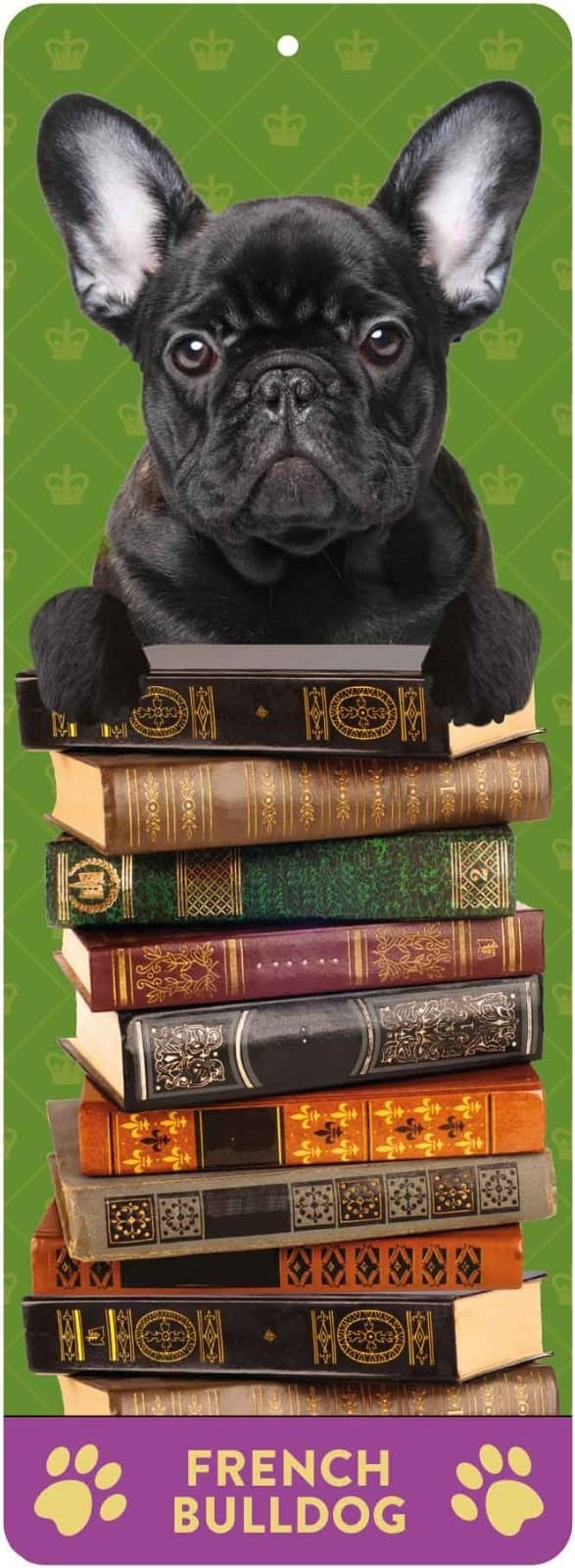 French Bulldog Blk Dog - Bookmark Gift - with 3D Front Picture| Poem on the back