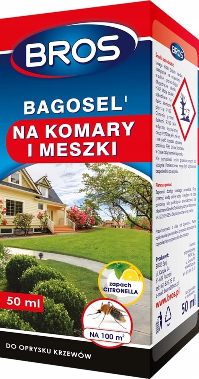 BROS bagosel 100ec 50ml preparat do oprysku ogrodu Biopon Bros Happs 😊