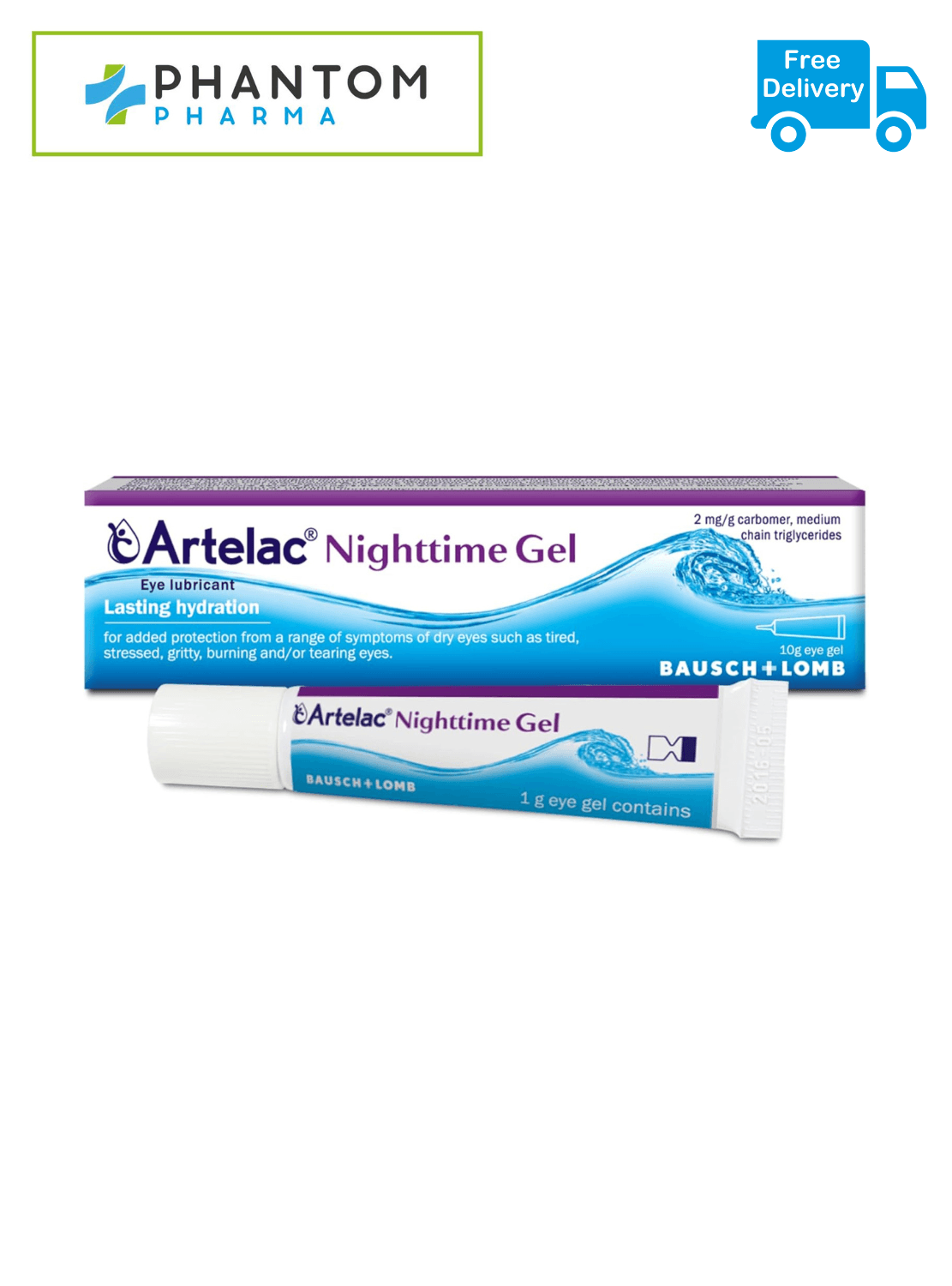 Artelac Nighttime Gel| by Bausch Plus Lomb| Night Time Eye Gel