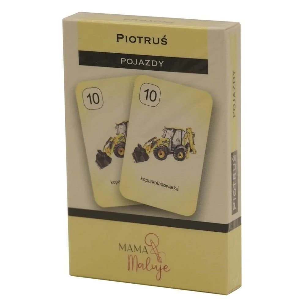 Karty Piotruś Pojazdy Polska Gra Planszowa Karty Best Polish Board Game