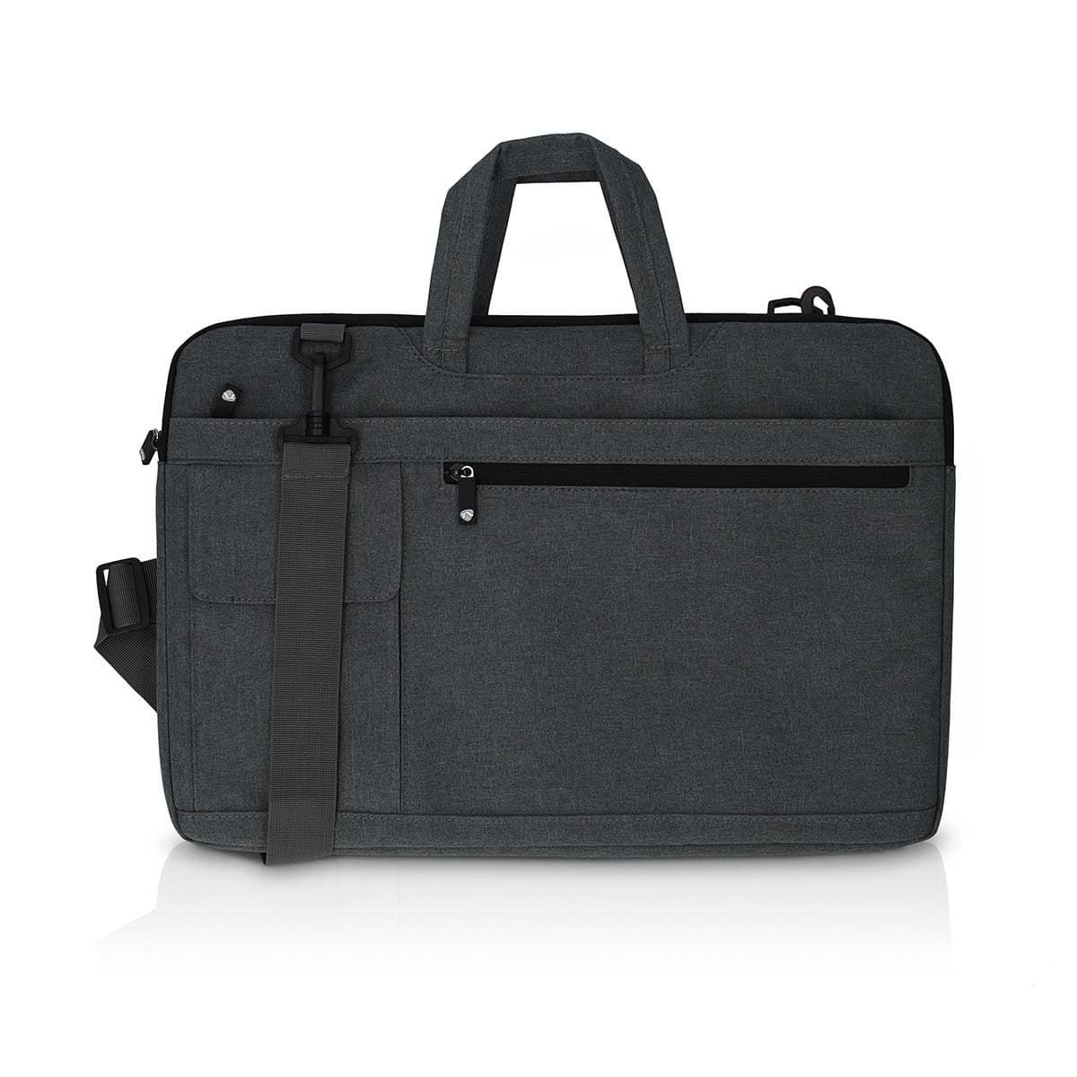 Nedis 17-18” Laptop Bag with 8 Pockets Ultra Slim Elegant Shoulder Strap