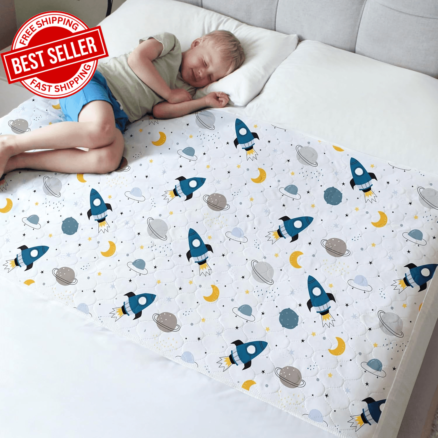 Potty Training Bed Pads 100% Waterproof Bed Wetting Sheets Pack