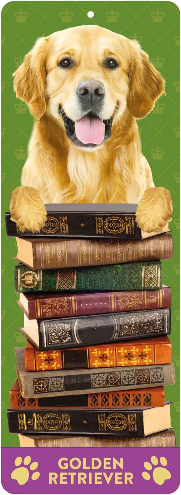 Golden Retriever Dog - Bookmark Gift - with 3D Front Picture| Poem on the back