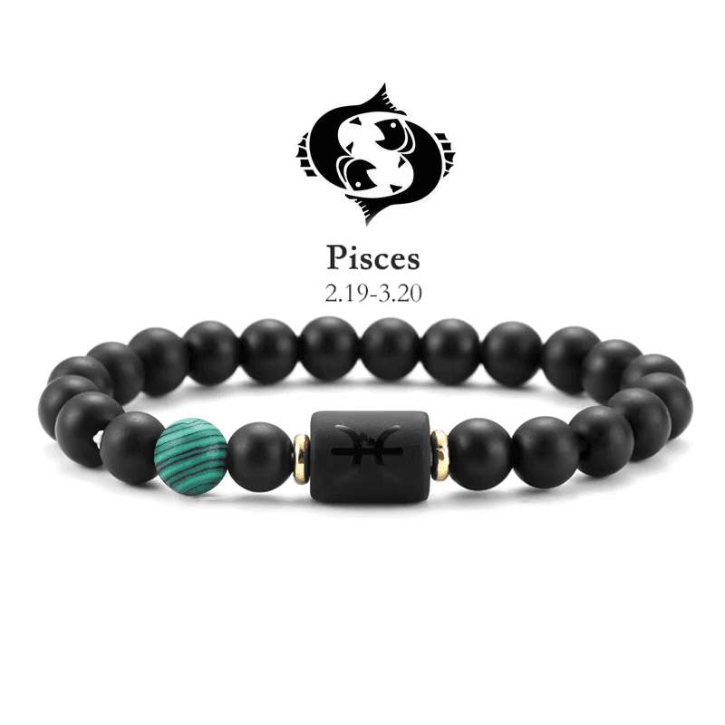 Zodiac Natural Stone Bracelets for Couples and Friends - Cancer| Virgo| Leo| Libra