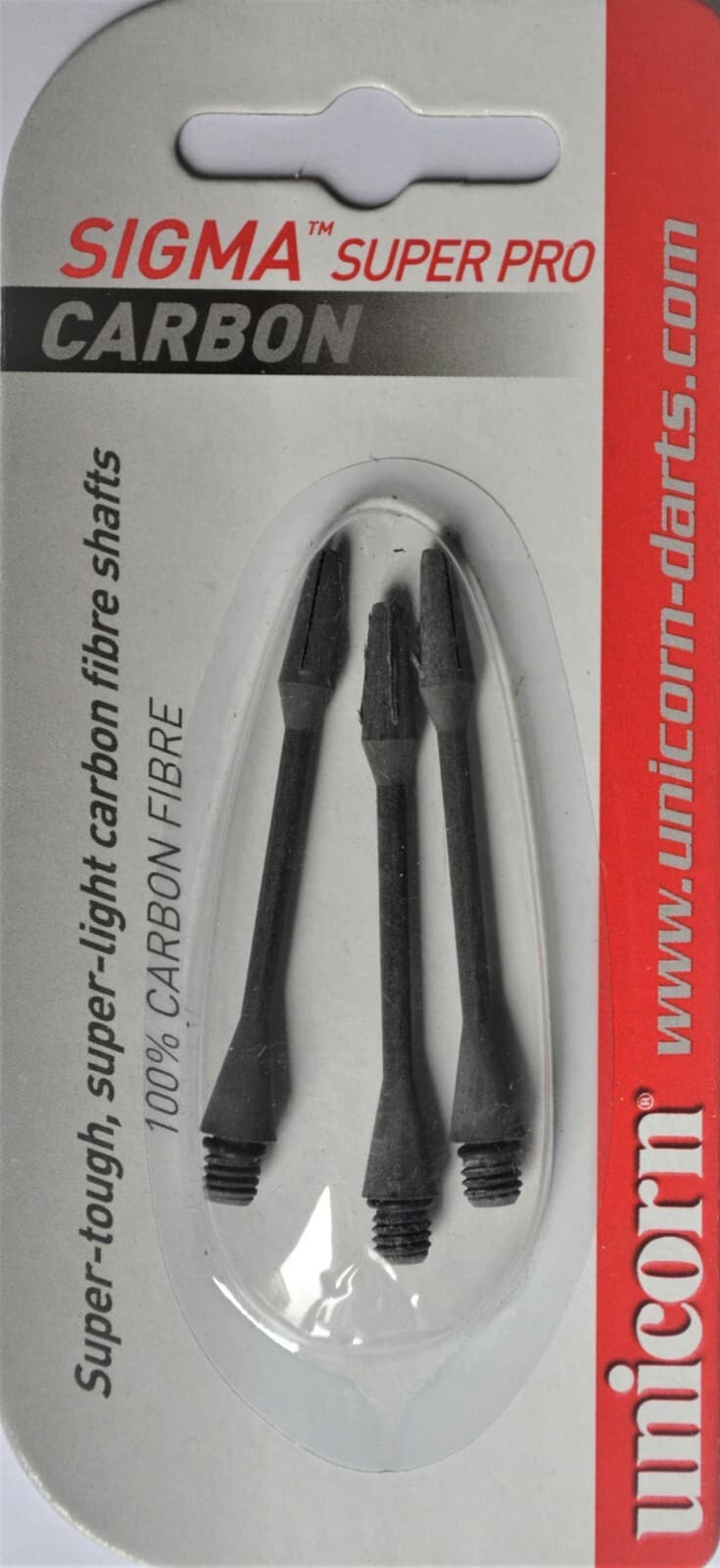 UNICORN SIGMA SUPER-PRO CARBON FIBRE DART STEMS SHAFTS