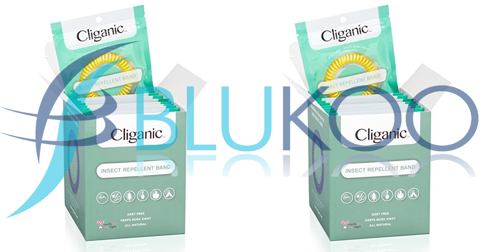 Cliganic Repellent Bands EVA Bracelets - 1 box (Pack of 2)
