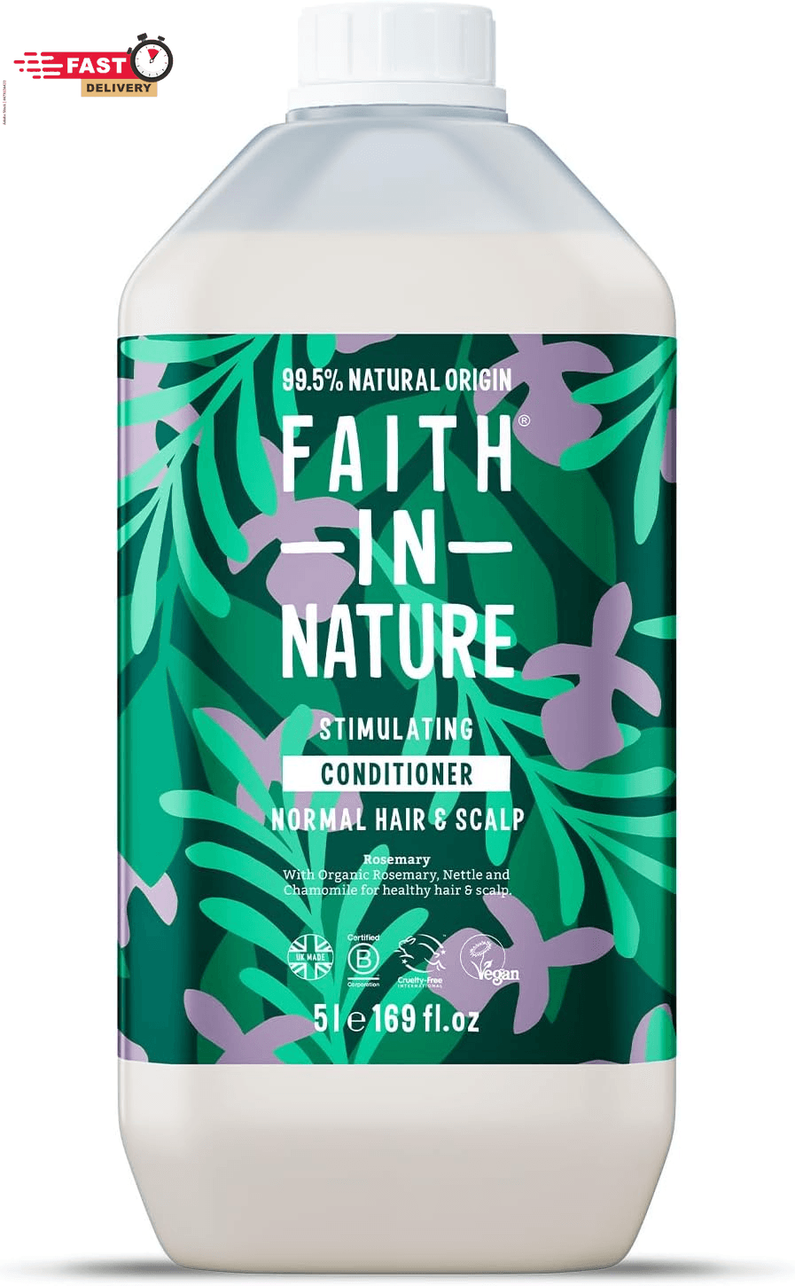 Faith in Nature Natural Rosemary Conditioner| Stimulating for Normal Hair and Scal