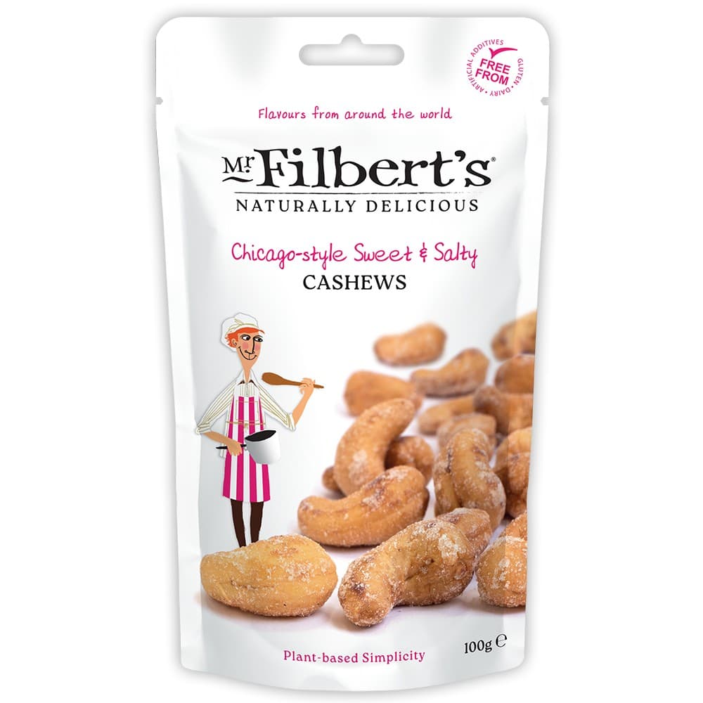 Mr Filberts | Sweet and Salty Cashews | 1 x 100g