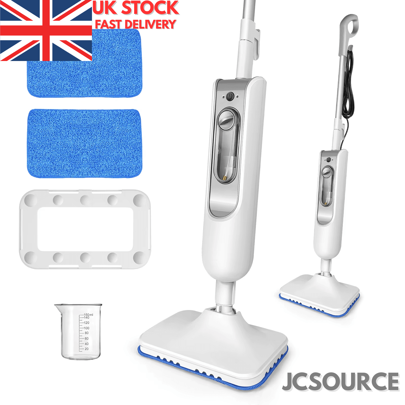 12-in-1 Steam Mop Cleaner Upright and Handheld Floor Carpet Window