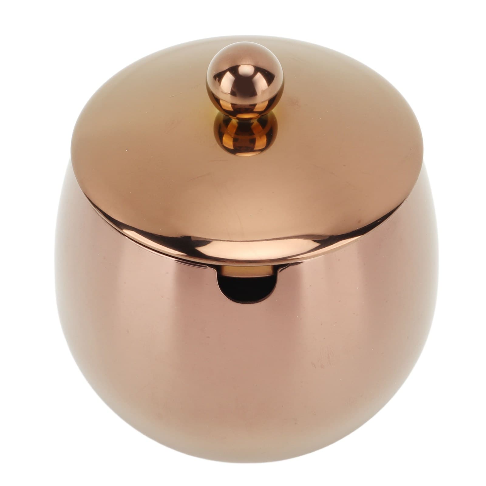 Large Stainless Steel Sugar Bowl Spice Jar With Lid Storage For Salt Candy C NEW