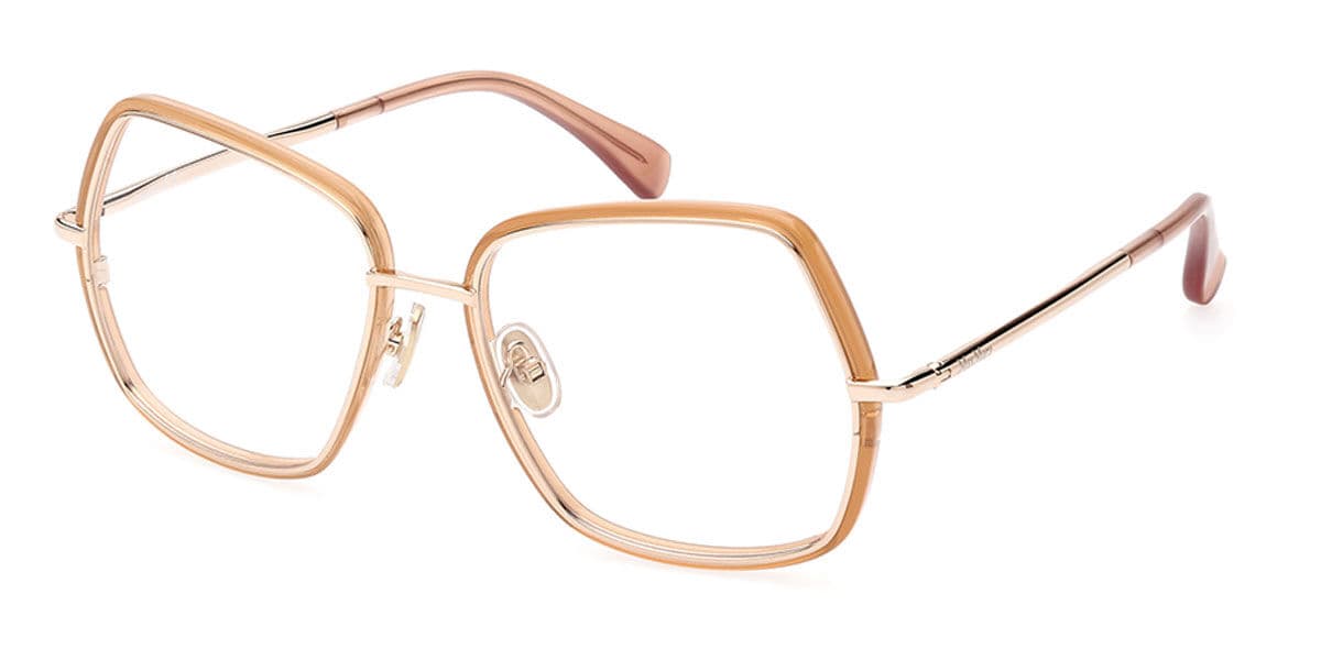 Max Mara MM5076 Women's Glasses, Brown, Size 55