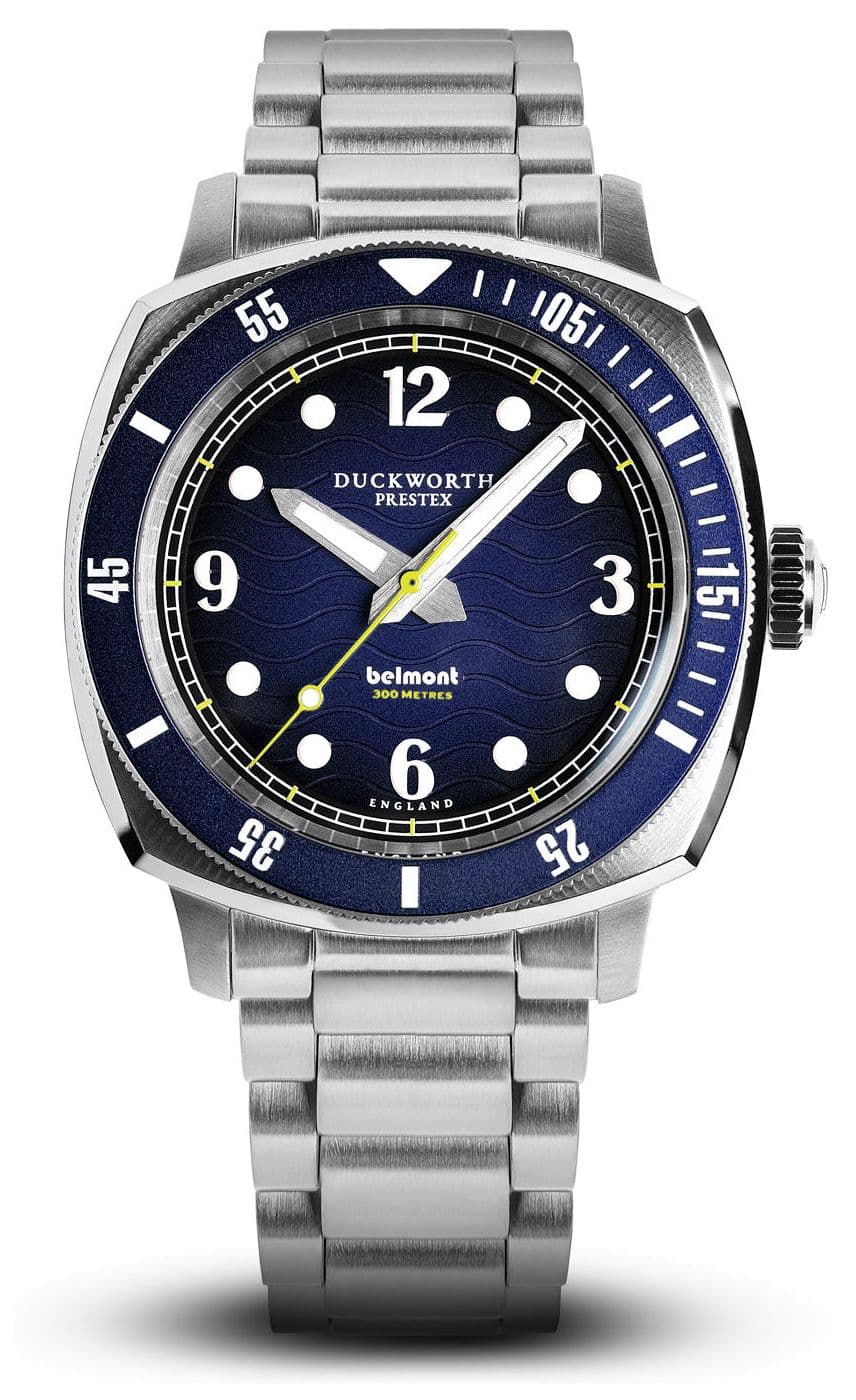Duckworth Prestex D328-03-ST Men's Belmont (42mm) Blue Dial Watch