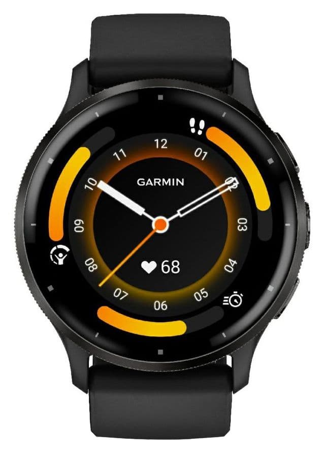 Garmin 010-02784-01 Venu 3 Slate Stainless Steel Bezel With Watch