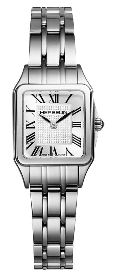 Herbelin 17407B08 Luna Mini Quartz (18.6mm) Silver-White Watch