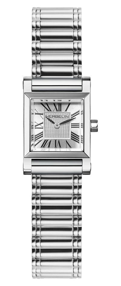 Herbelin A17144AP01B2 Antarès Square Quartz (19.4mm) Silver Watch